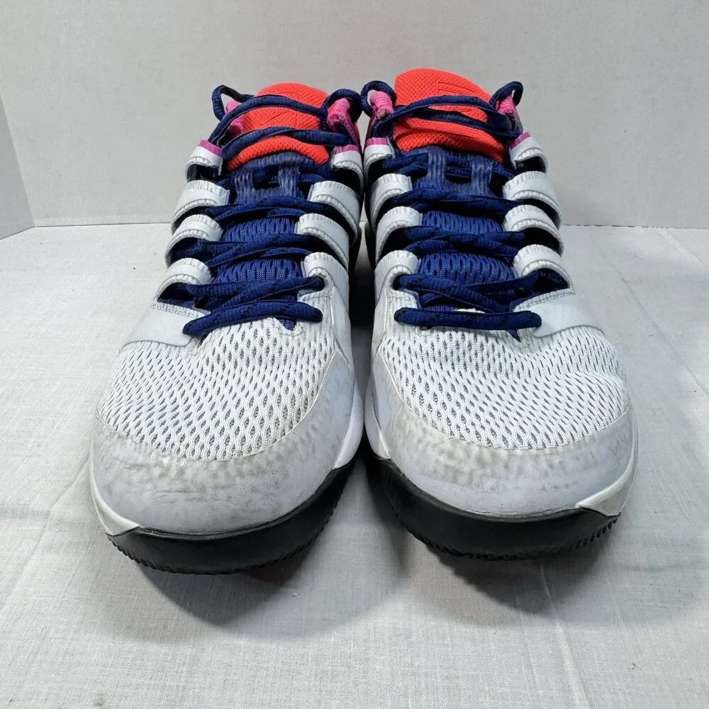 Nike Air Zoom Vapor X Roger Federer Tennis Shoes Mens 9 AA8030-401 Laser Fuchsia
